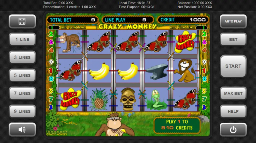 Crazy Monkey Slot
