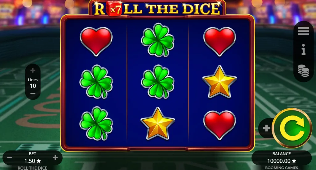 roll the dice pin up