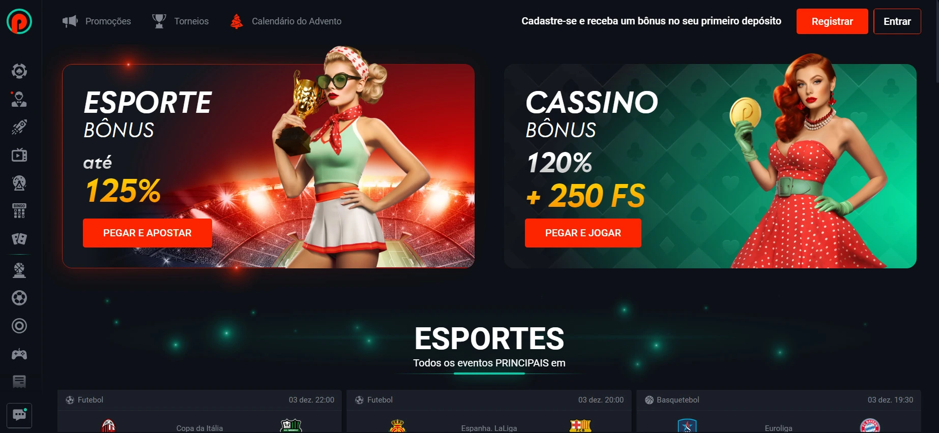 Pin Up casino espelho