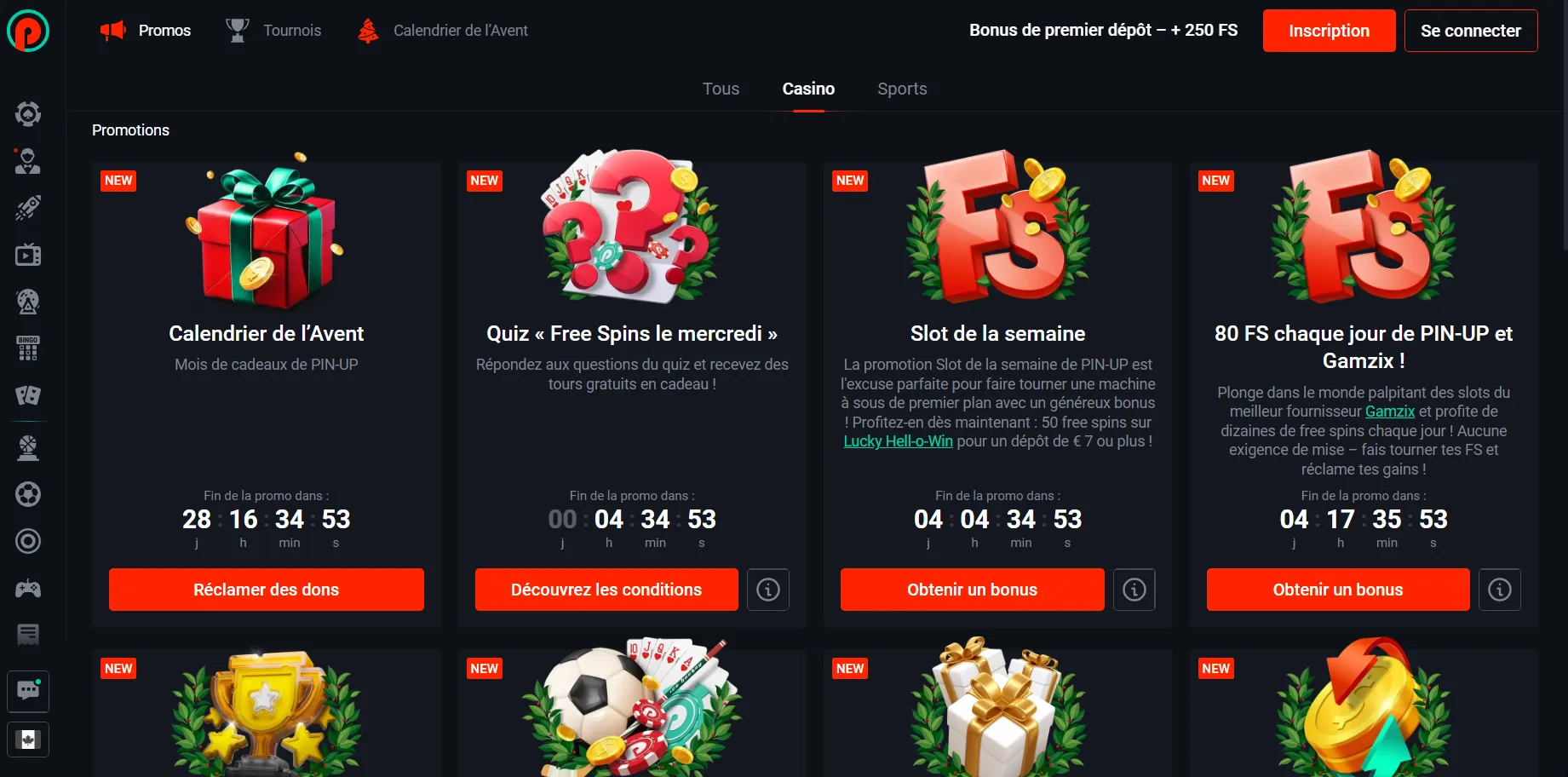 bonus et promo