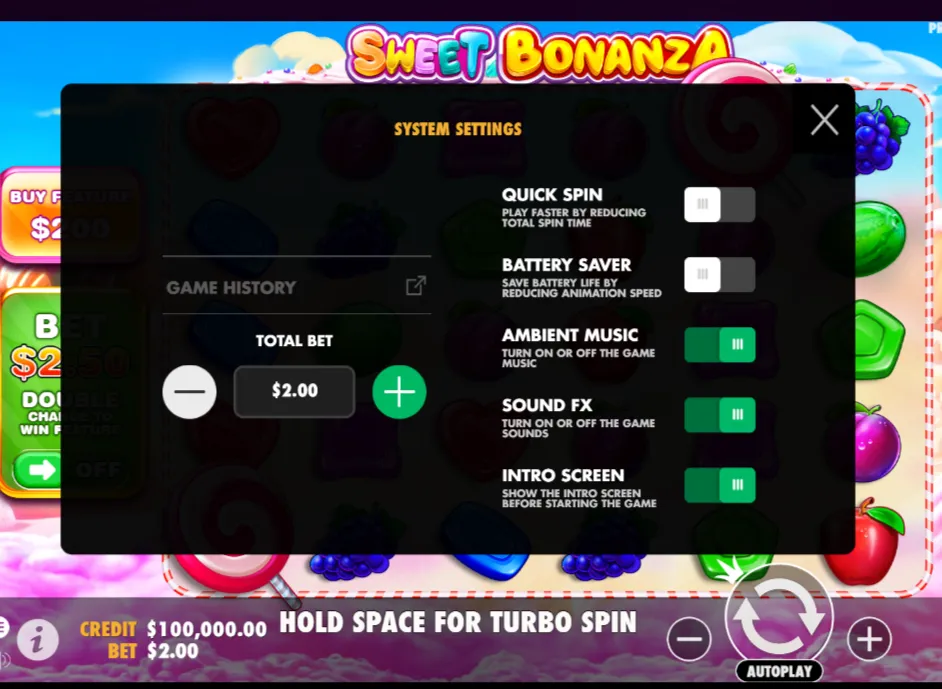 Sweet Bonanza main